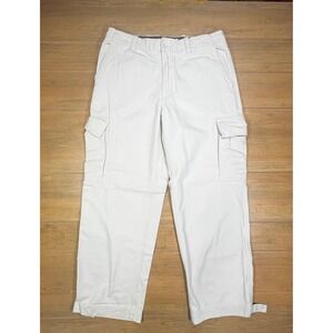 Vintage Gap Cargo Y2K Baggy Military khakiBig‎ Pockets 00s Wide Pants Mens 31x29